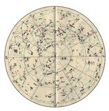 The Hun Tian Yi Tong Xing Xiang Quan Tu (蘇州石刻天文圖) or Suzhou Star Chart (淳祐天文図) indicates 1434 stars grouped into 280 Asterisms in a chart of the Northern Skies.