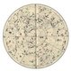 China: Scientific drawing of the 'Suzhou Star Chart', created in 1193, etched in stone in 1247 by Wang Zhi Yuan