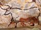 France: Upper Paleolithic cave painting of animals from the Lascaux Cave complex, Dordogne, France, estimated to be c. 17,300 years old